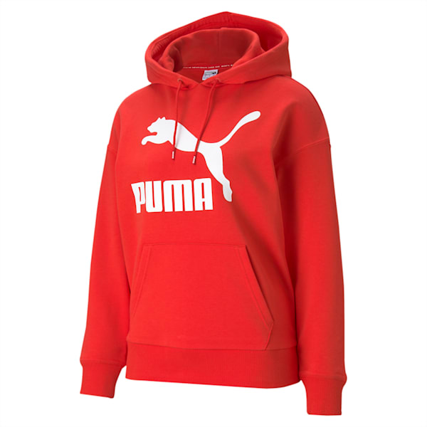 Red puma hoodie sale womens