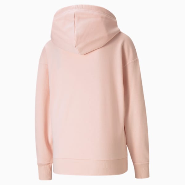 Classics Women's Logo Hoodie PL, Cloud Pink-Puma White, extralarge