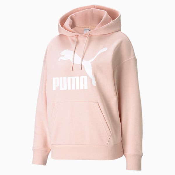Sudadera con capucha y logo Classics PL para mujer, Cloud Pink-Puma White