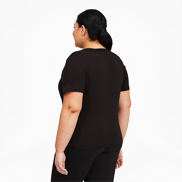 Classics Women's Logo Tee PL, Puma Black, extralarge