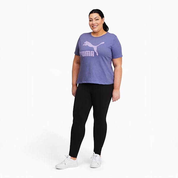 Classics Women's Logo Tee PL, Hazy Blue, extralarge