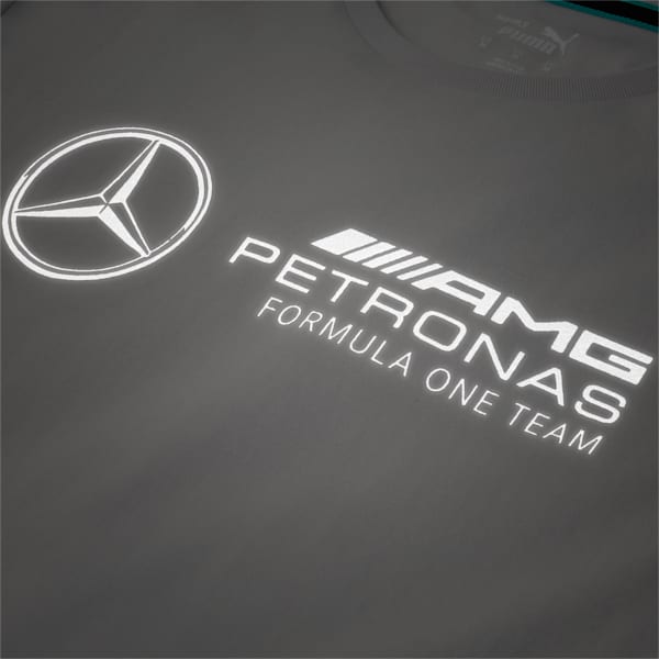 T-shirt à logo Mercedes F1 Homme, Mercedes Team Silver, extralarge