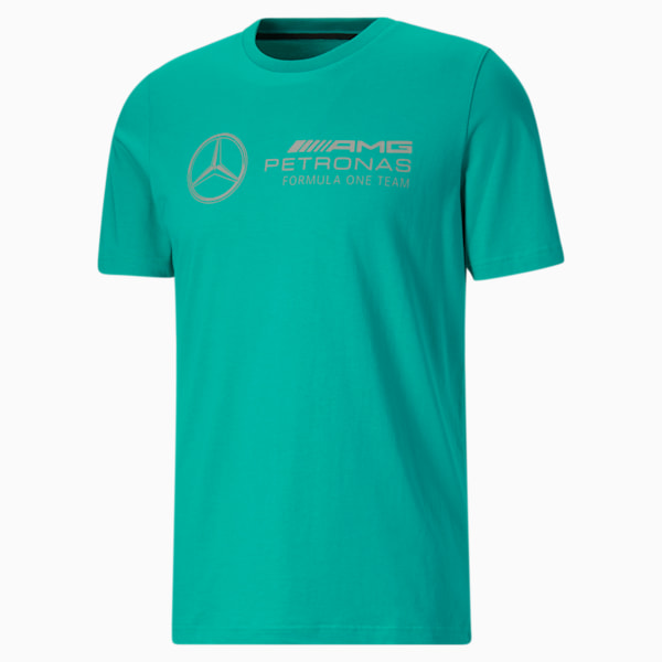Camiseta con logo Mercedes F1 para hombre, Spectra Green