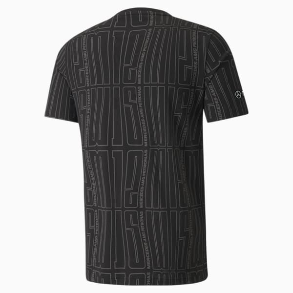 メルセデス MAPF1 AOP ロゴ Tシャツ, Puma Black, extralarge-IND