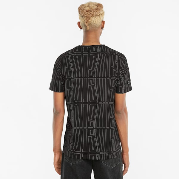 Mercedes F1 Printed Logo Men's Tee, Puma Black, extralarge