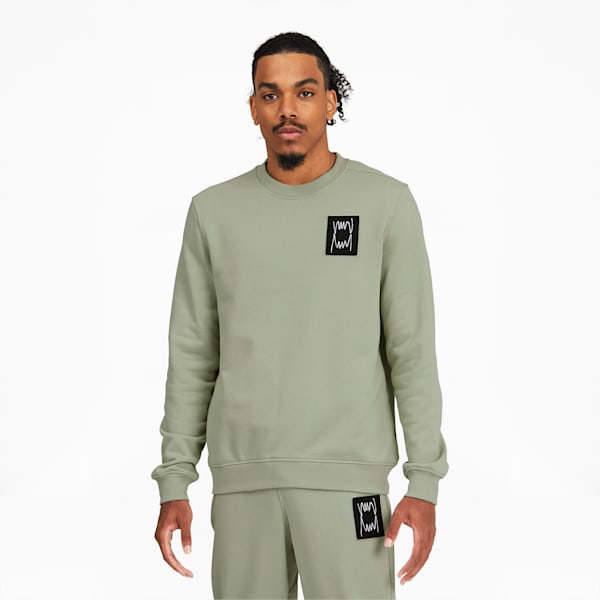 Pivot Special Men's Crewneck Sweatshirt, Desert Sage, extralarge