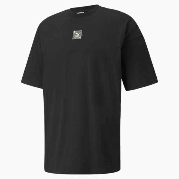 RE.GEN BOXY グラフィック Tシャツ ユニセックス, Puma Black, extralarge-IND