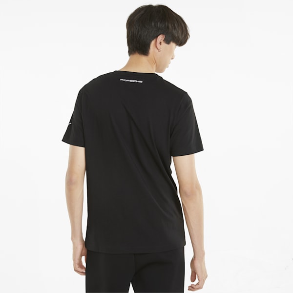 メンズ ポルシェレガシー ロゴ Tシャツ, Puma Black, extralarge-IND