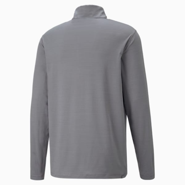 CLOUDSPUN GRYLBL Golf 1/4 Zip, QUIET SHADE Heather, extralarge