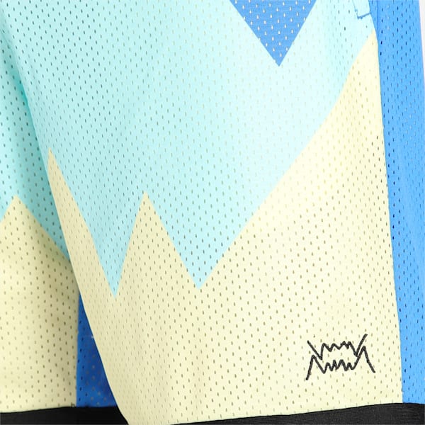 Scholarship Men's Basketball Shorts, Bluemazing, extralarge