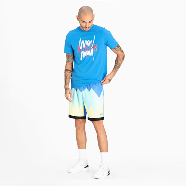 Scholarship Men's Regular Fit Basketball Shorts, Bluemazing, extralarge-IND