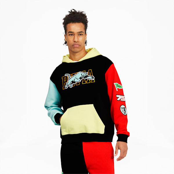 Puma black and red hoodie shop