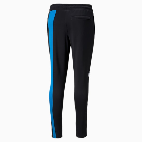 Ralph Sampson Men's Basketball Pants, Puma Black-Bleu Azur, extralarge-IND