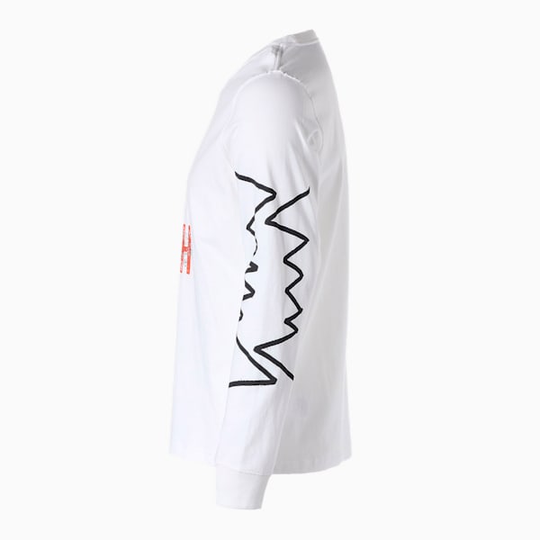 メンズ バスケットボール QUALIFIER 長袖 Tシャツ, Puma White, extralarge-JPN