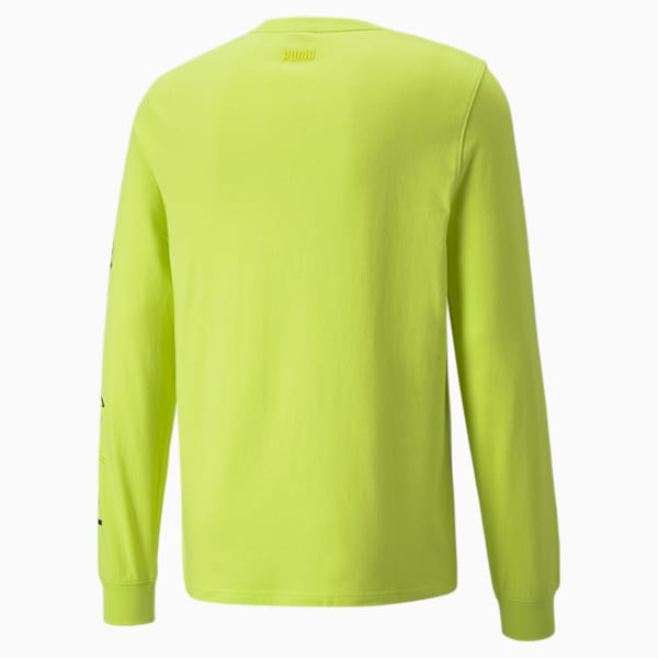 Qualifier Long Sleeve Men's Basketball Tee, Nrgy Yellow, extralarge-GBR