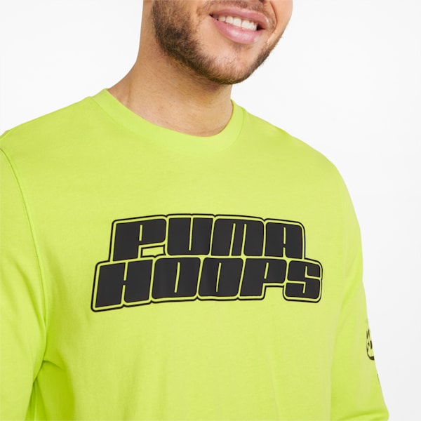 Qualifier Long Sleeve Men's Basketball Tee, Nrgy Yellow, extralarge-GBR