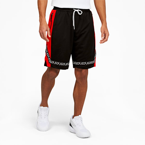 Full Ride Men's Basketball Shorts, Puma Black, extralarge