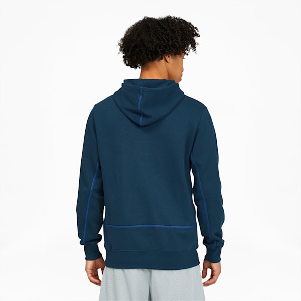 Pivot Men's Basketball Hoodie, Intense Blue, extralarge