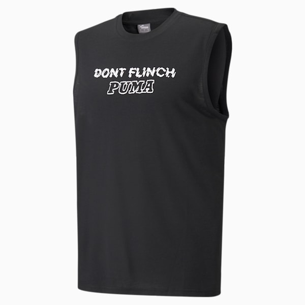 Don't Flinch Men's Basketball Tank, Puma Black, extralarge