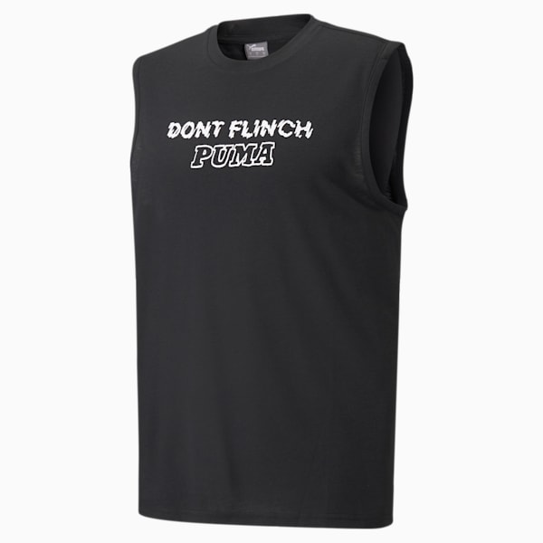 Playera Básquetbol Hombre Don't Flinch, Puma Black, extralarge