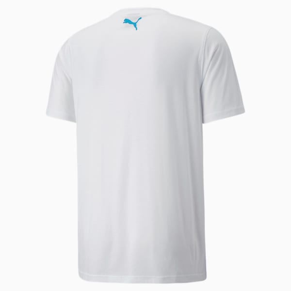 All Tournament Men's Basketball Tee, Puma White-Sailing Blue, extralarge