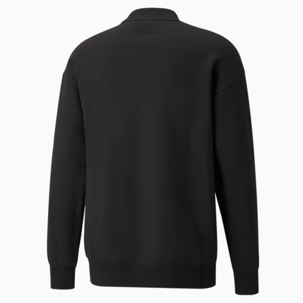 Classics High Neck Regular Fit Men's Loose Sweatshirt, Puma Black, extralarge-IND