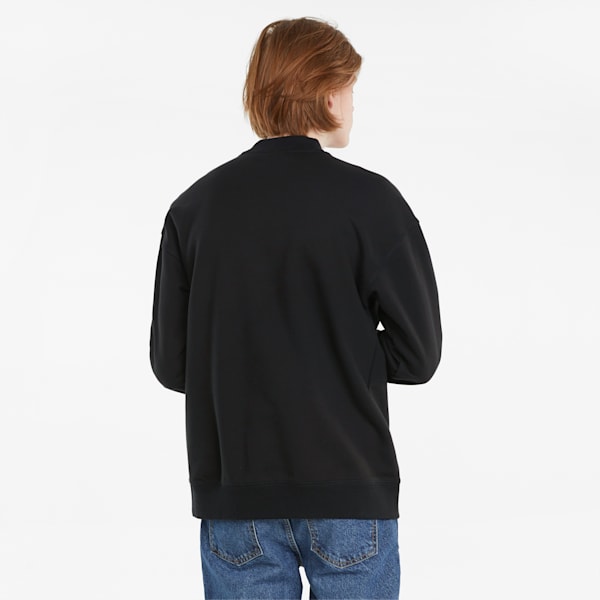 Classics High Neck Regular Fit Men's Loose Sweatshirt, Puma Black, extralarge-IND