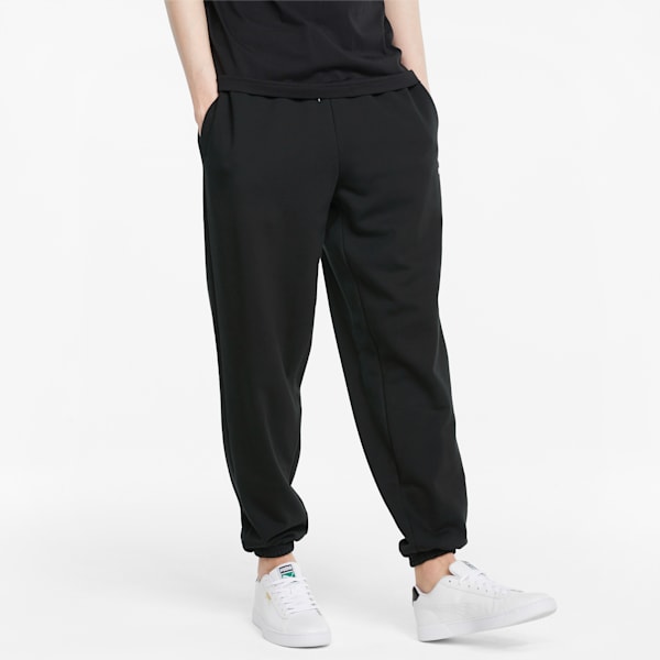 Classics Oversized Knitted Men's Relaxed Fit Sweat Pants, Puma Black, extralarge-IND