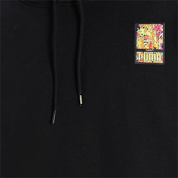 PUMA x BRITTO Relaxed Fit Knitted Unisex Loose Hoodie, Puma Black