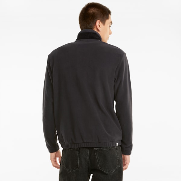 Downtown Corduroy Mix Men's Jacket, Puma Black, extralarge