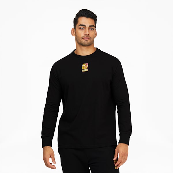 PUMA x BRITTO Long Sleeve Tee, Puma Black, extralarge