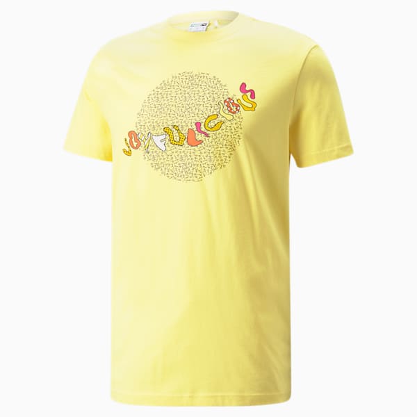 PUMA x BRITTO Relaxed Fit Unisex T-Shirt, Limelight, extralarge-IND