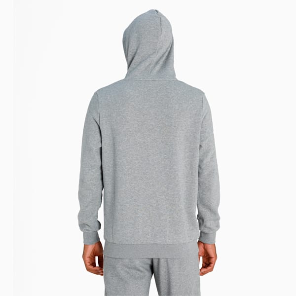 BMW M Motorsport Essential Regular Fit Men's Fleece Hoodie, Medium Gray Heather, extralarge-IND