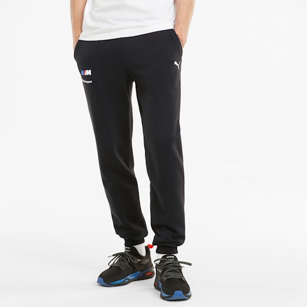 BMW M Motorsport Essential Men's Sweat Pants, Puma Black, extralarge-IND