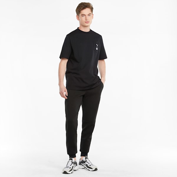 First Mile Regular Fit Men's T-Shirt, Puma Black, extralarge-IND