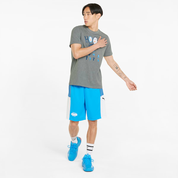 メンズ バスケットボール 4TH クォーター 半袖 Tシャツ, Medium Gray Heather, extralarge-JPN
