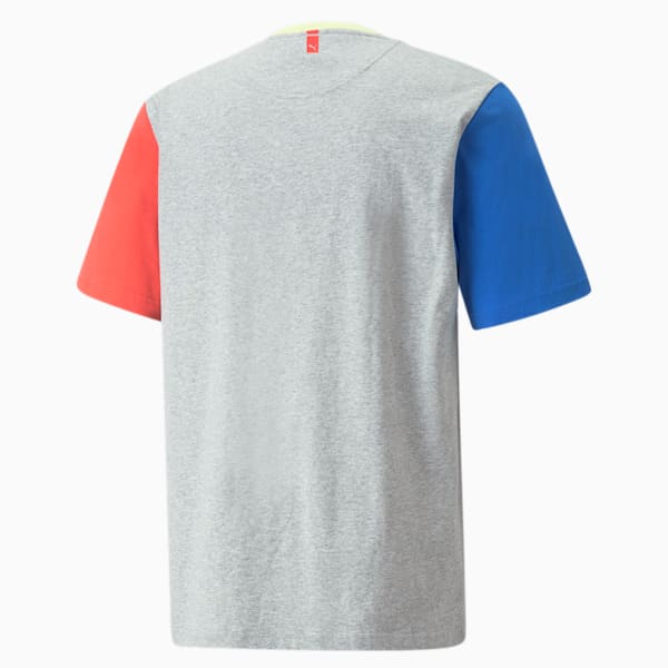 PUMA x PUMA Unisex Regular Fit  T-Shirt, Light Gray Heather, extralarge-IND