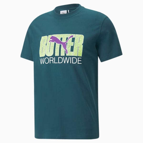 PUMA x BUTTER GOODS Graphic Tee, Deep Teal, extralarge
