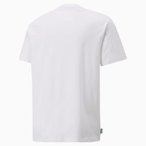 PUMA x BUTTER GOODS Graphic Tee, Puma White-Sharp Green, extralarge