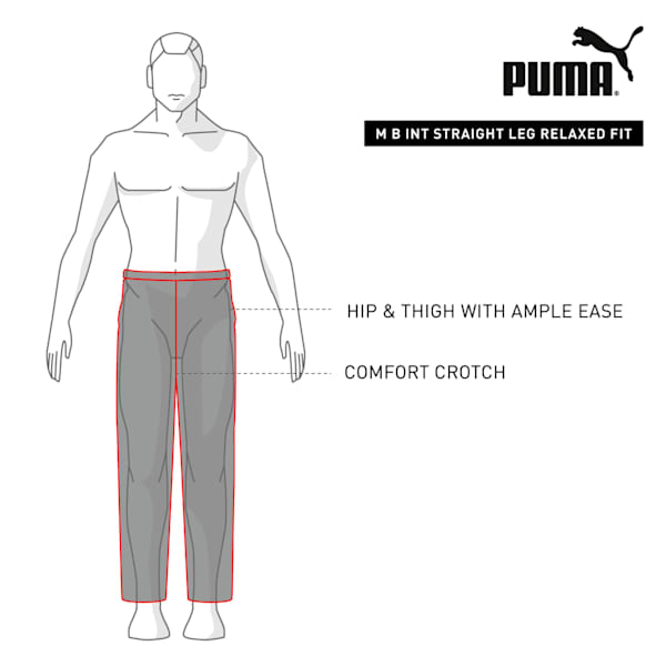 PUMA x BUTTER GOODS Relaxed Fit Unisex Sweat Pants, Puma Black, extralarge-IND