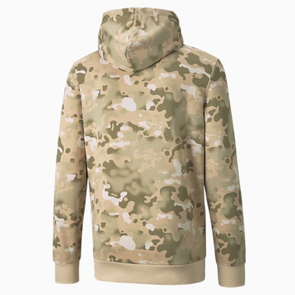 CG Printed French Terry Men's Hoodie, Pebble, extralarge