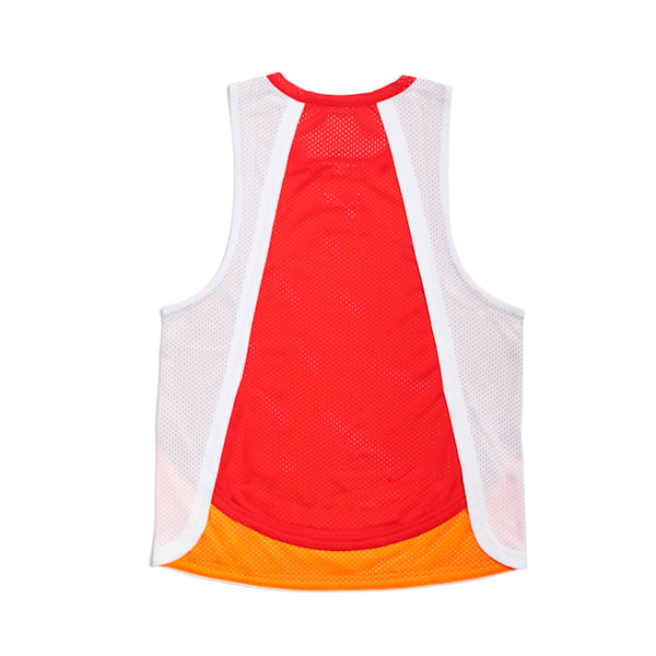 High Court Timeless Women's Tank, Puma White-Vibrant Orange