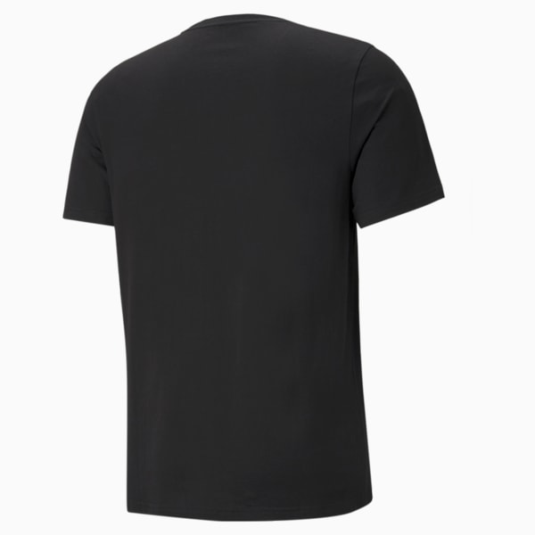Streetwear Men's Graphic Tee, Puma Black-Tiedye, extralarge