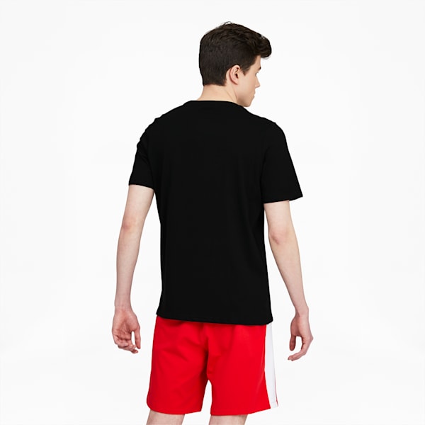Streetwear Men's Graphic Tee, Puma Black-Tiedye, extralarge