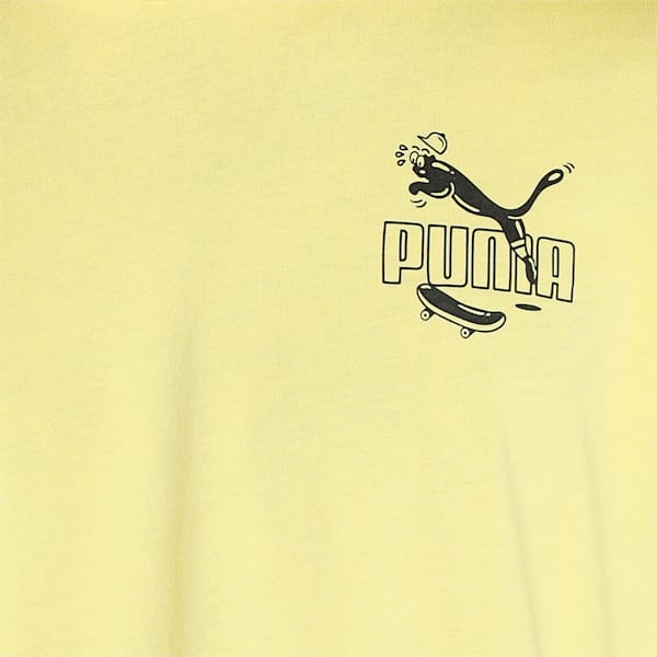 PUMA Graphic Streetwear Men's T-Shirt, Celandine, extralarge-IND