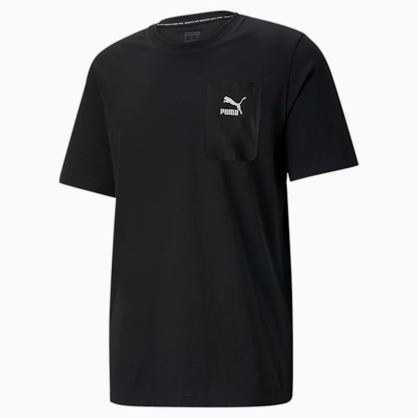 メンズ CLASSICS ポケット 半袖 Tシャツ, Puma Black, extralarge-JPN