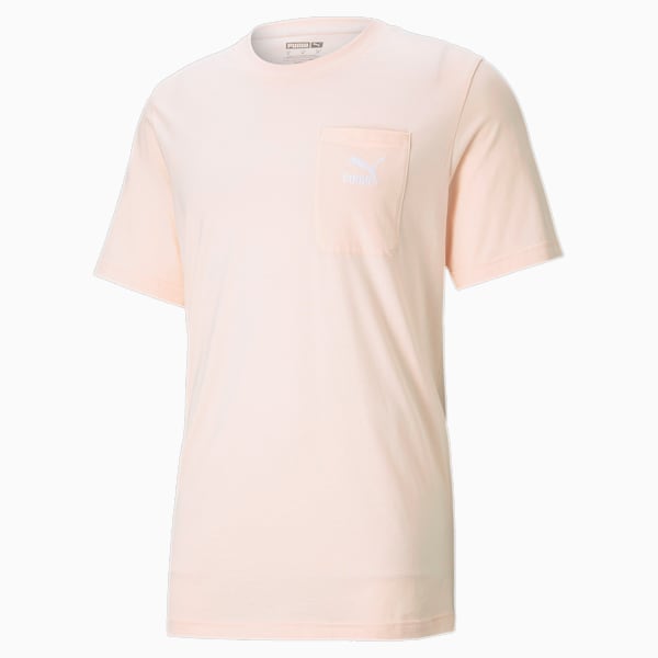メンズ CLASSICS ポケット 半袖 Tシャツ, Cloud Pink, extralarge-JPN