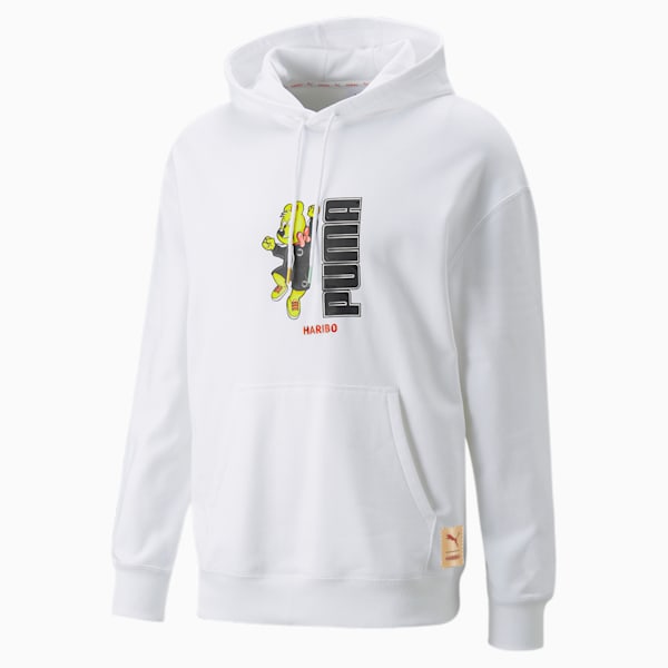 PUMA x HARIBO Relaxed Fit Unisex Hoodie, Puma White, extralarge-IND