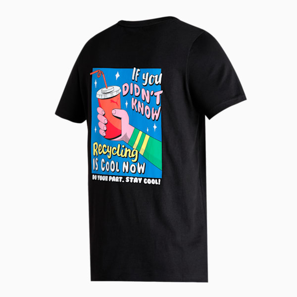 Downtown Graphic Men's T-Shirt, Puma Black, extralarge-IND