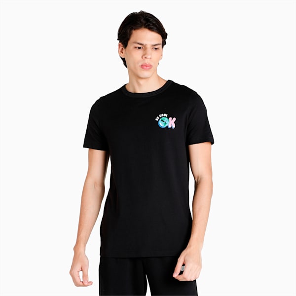 Downtown Graphic Men's T-Shirt, Puma Black, extralarge-IND